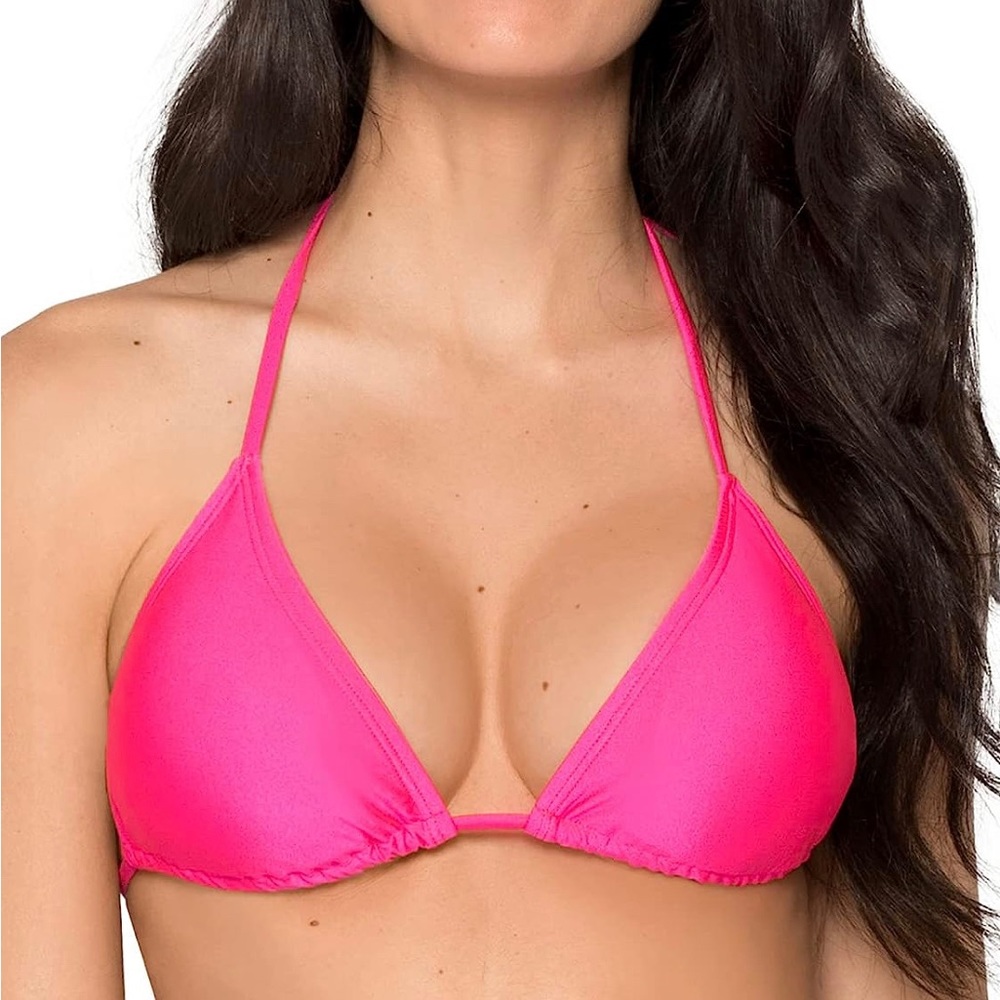 NWT Triangle String Bikini Top